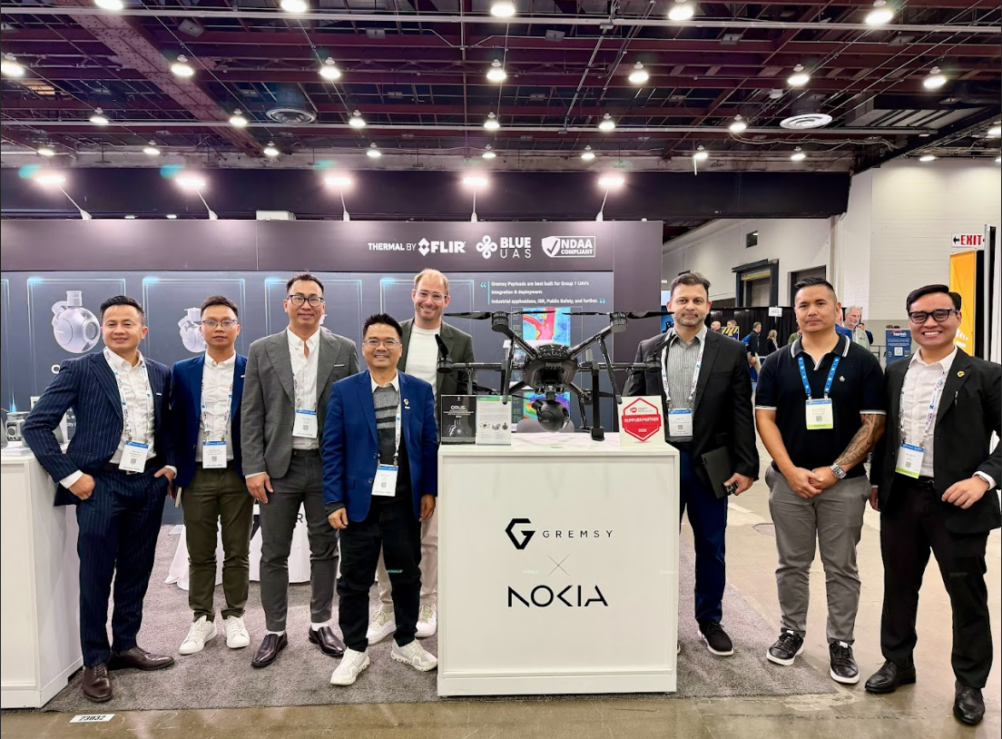 GREMSY BẮT TAY CÙNG NOKIA VÀ MOTOROLA SOLUTIONS: TÁI ĐỊNH NGHĨA HỆ SINH THÁI "DRONE PHẢN ỨNG NHANH" TOÀN CẦU